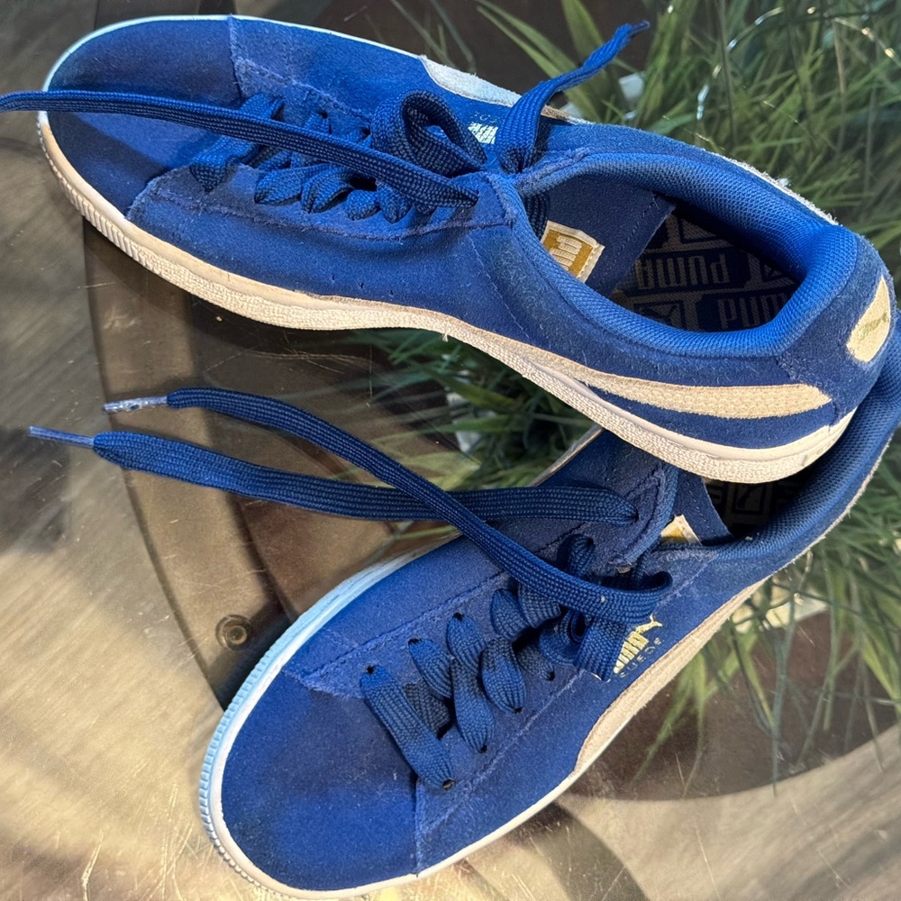 Puma Blue Athletic Shoes